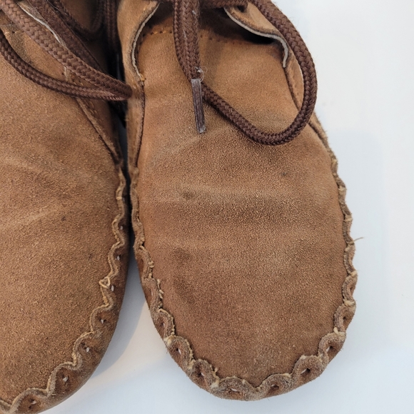 Softmoc brown mocassins with fringe in size 6 - Picture 6 of 13
